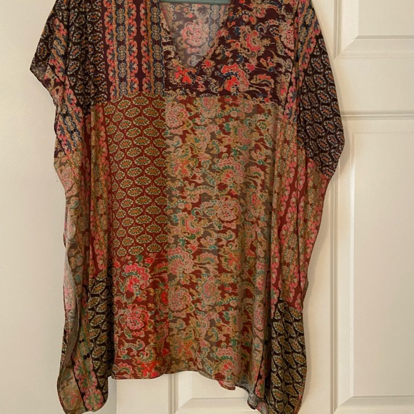 Zara patchwork poncho - Picture 3 of 3
